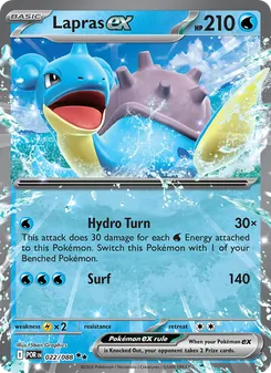 Lapras ex — Perfect Order #022, 2026. Illustrated by 5ban Graphics.