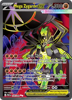 Mega Zygarde ex — Perfect Order #104, 2026. Illustrated by takuyoa.