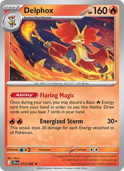 Delphox — Chaos Rising #013, 2026. Illustrated by Gemi.