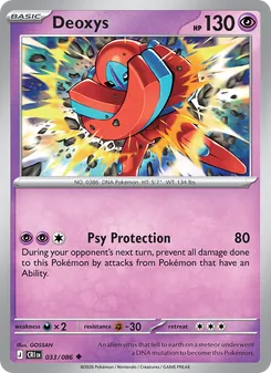 Deoxys — Chaos Rising #033, 2026. Illustrated by GOSSAN.