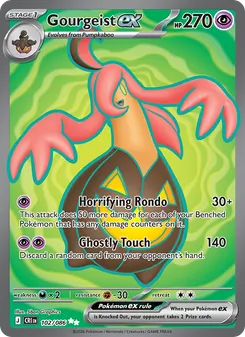 Gourgeist ex — Chaos Rising #102, 2026. Illustrated by 5ban Graphics.