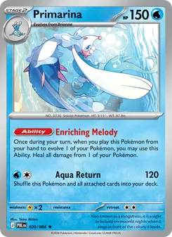 Primarina — Pitch Black #020, 2026. Illustrated by Taira Akitsu.