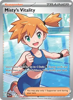 Misty's Vitality — Pitch Black #111, 2026. Illustrated by En Morikura.