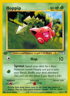 Hoppip — Neo Genesis #61, 2000. Illustrated by Atsuko Nishida.