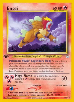 Entei — Neo Revelation #17, 2001. Illustrated by Naoyo Kimura.