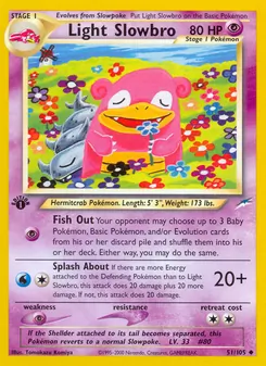 Light Slowbro — Neo Destiny #51, 2002. Illustrated by Tomokazu Komiya.