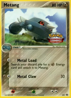 Metang — Nintendo Black Star Promos #23, 2003. Illustrated by Mitsuhiro Arita.