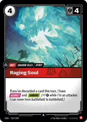 Raging Soul, Riftbound card OGN-019/298 from Origins