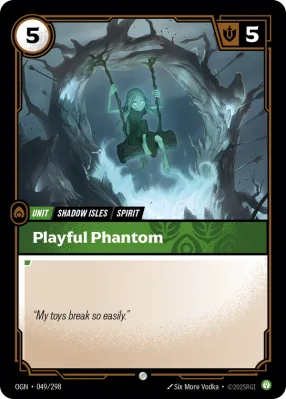 Playful Phantom, Riftbound card OGN-049/298 from Origins