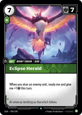 Eclipse Herald, Riftbound card OGN-059/298 from Origins
