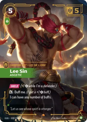 Lee Sin, Riftbound card OGN-078/298 from Origins