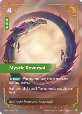 Mystic Reversal, Riftbound card OGN-080/298 from Origins