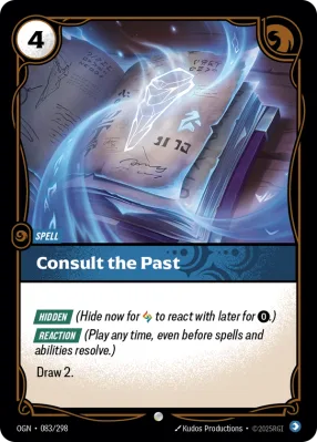 Consult the Past, Riftbound card OGN-083/298 from Origins