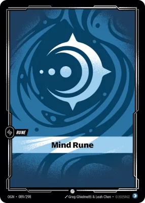 Mind Rune, Riftbound card OGN-089/298 from Origins