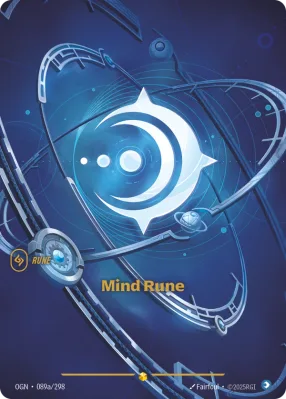 Mind Rune, Riftbound card OGN-089a/298 from Origins