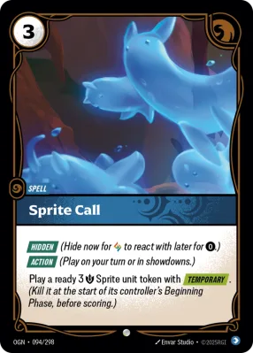 Sprite Call, Riftbound card OGN-094/298 from Origins