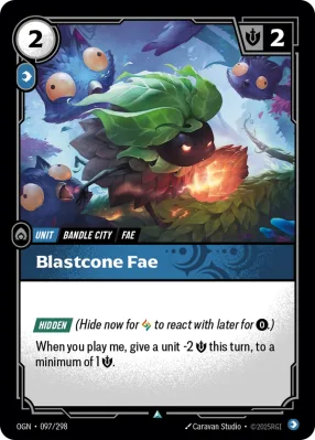 Blastcone Fae, Riftbound card OGN-097/298 from Origins