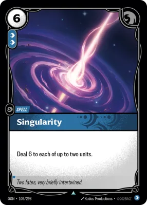 Singularity, Riftbound card OGN-105/298 from Origins