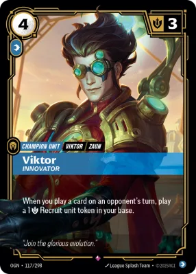 Viktor, Riftbound card OGN-117/298 from Origins