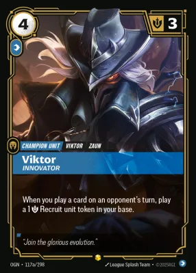 Viktor, Riftbound card OGN-117a/298 from Origins