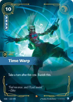 Time Warp, Riftbound card OGN-122/298 from Origins