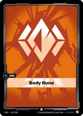 Body Rune, Riftbound card OGN-126/298 from Origins