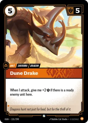 Dune Drake, Riftbound card OGN-131/298 from Origins