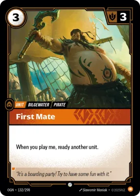 First Mate, Riftbound card OGN-132/298 from Origins