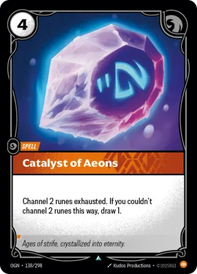 Catalyst of Aeons, Riftbound card OGN-138/298 from Origins