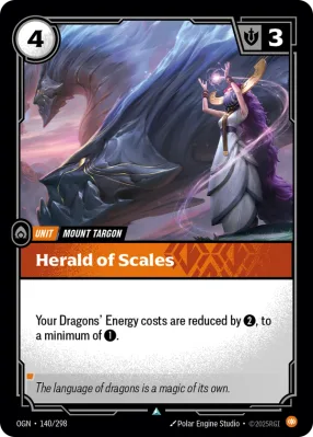 Herald of Scales, Riftbound card OGN-140/298 from Origins