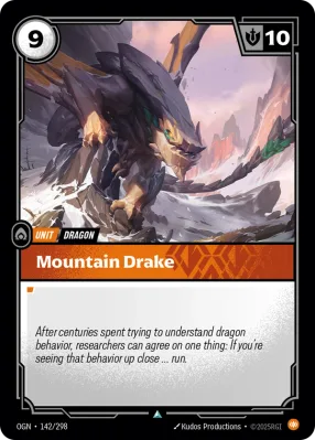 Mountain Drake, Riftbound card OGN-142/298 from Origins