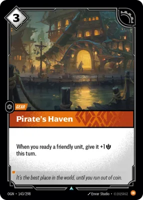 Pirate's Haven, Riftbound card OGN-143/298 from Origins