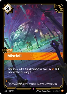 Mistfall, Riftbound card OGN-152/298 from Origins