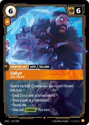 Udyr, Riftbound card OGN-157/298 from Origins