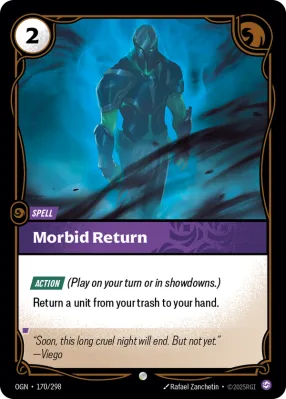 Morbid Return, Riftbound card OGN-170/298 from Origins