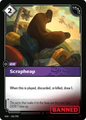 Scrapheap, Riftbound card OGN-182/298 from Origins