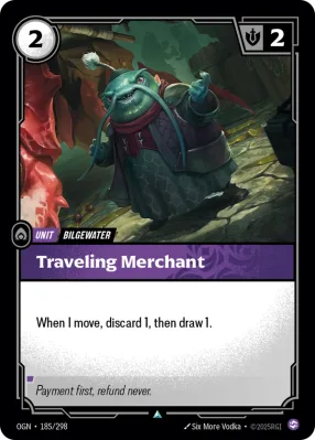 Traveling Merchant, Riftbound card OGN-185/298 from Origins
