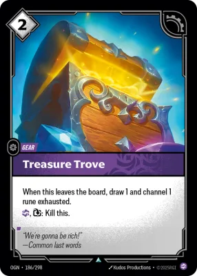 Treasure Trove, Riftbound card OGN-186/298 from Origins