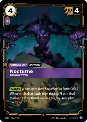 Nocturne, Riftbound card OGN-194/298 from Origins
