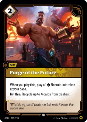 Forge of the Future, Riftbound card OGN-212/298 from Origins