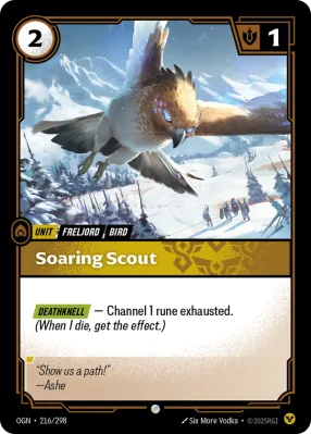 Soaring Scout, Riftbound card OGN-216/298 from Origins