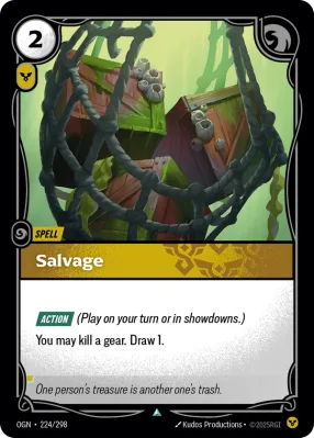 Salvage, Riftbound card OGN-224/298 from Origins