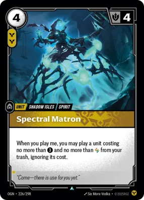 Spectral Matron, Riftbound card OGN-226/298 from Origins