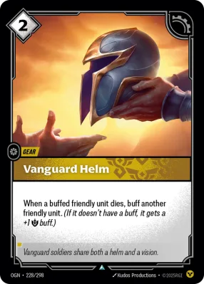 Vanguard Helm, Riftbound card OGN-228/298 from Origins