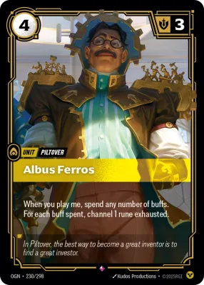 Albus Ferros, Riftbound card OGN-230/298 from Origins
