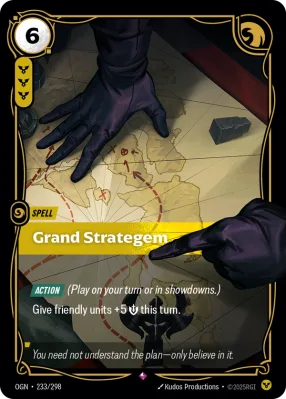 Grand Strategem, Riftbound card OGN-233/298 from Origins