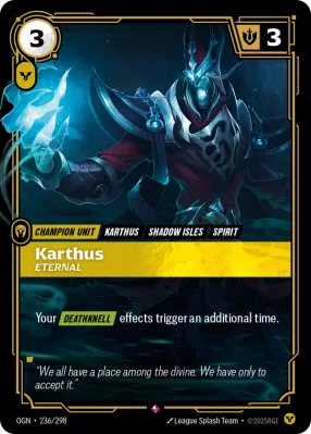 Karthus, Riftbound card OGN-236/298 from Origins