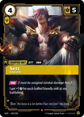 Sett, Riftbound card OGN-240/298 from Origins