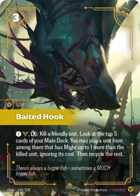 Baited Hook, Riftbound card OGN-242/298 from Origins