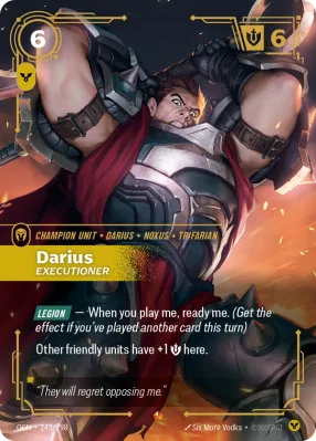 Darius, Riftbound card OGN-243/298 from Origins